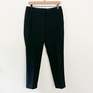 LOFT black trouser julie pants 6 - white waist